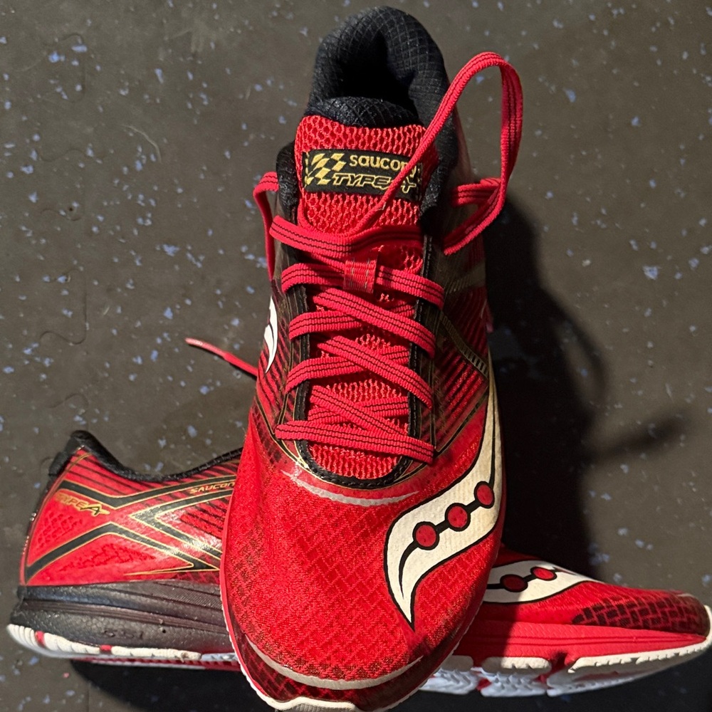 Saucony Red and Black Athletic Sneakers women’s size 10.5